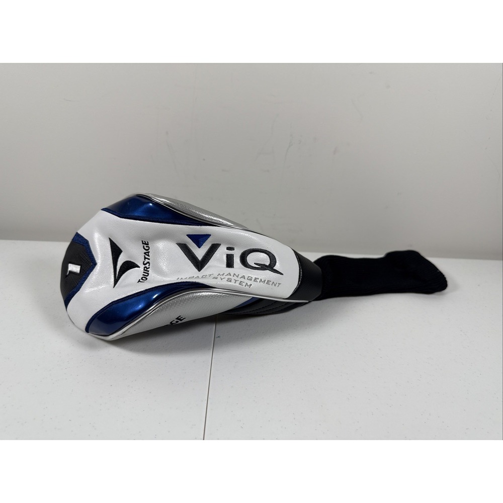 Tourstage Tour Stage ViQ #1‎ Head Cover Wood Blue White Golf Driver